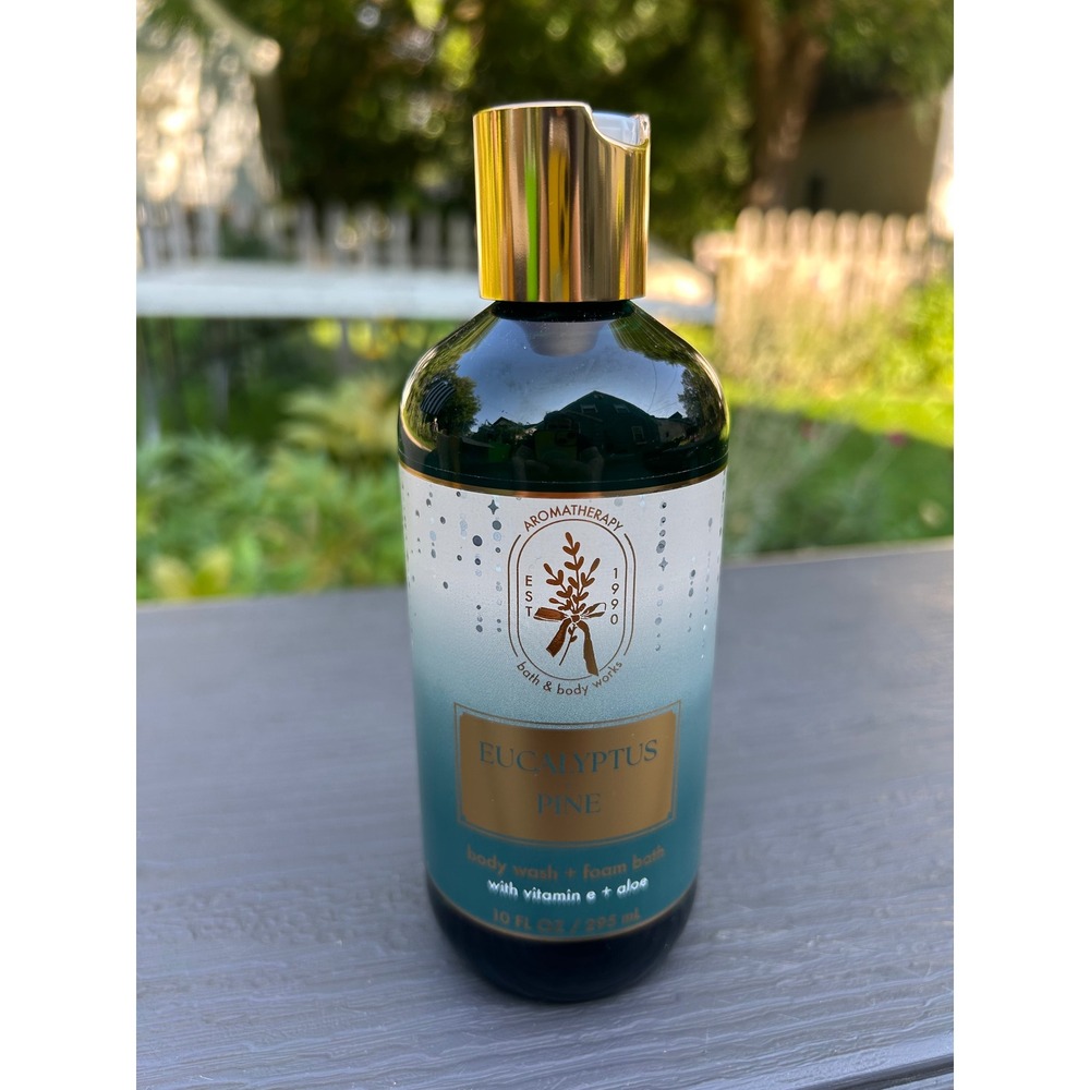Bath & Body Works Aromatherapy Eucalyptus Pine Body Wash Foam Bath 10oz
